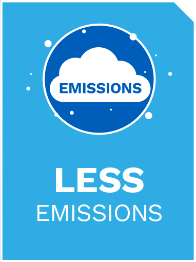 LESS EMISSIONS