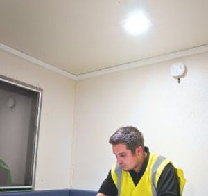 LED lighting with PIR sensors