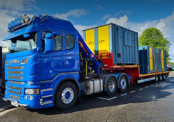 Robust logistics for on-site delivery throughout the UK
