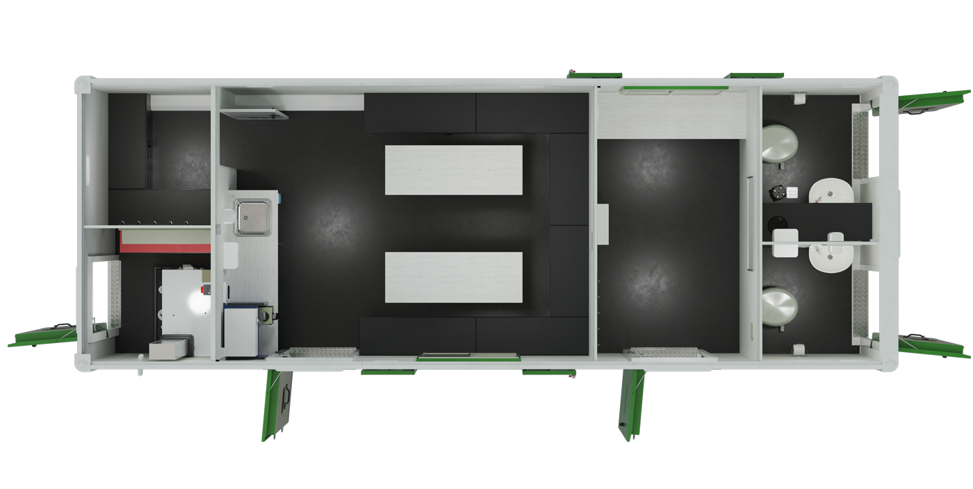 i760 UNISEX TWIN TOILETS UNIT